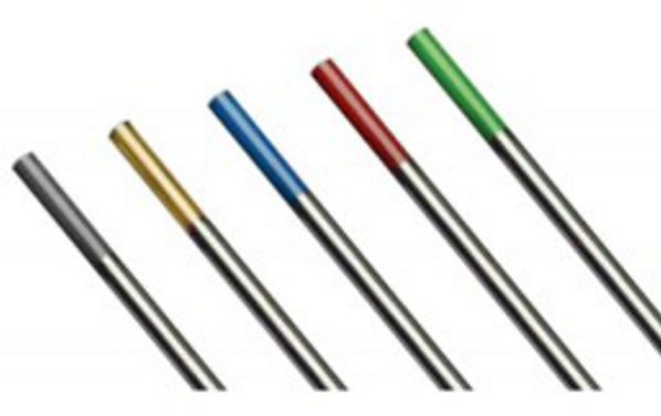 Elettrodi in tungsteno per TIG con estremità colorate